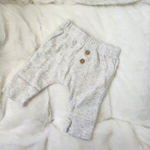 Carter's Light Gray Kids Joggers with Button Detail